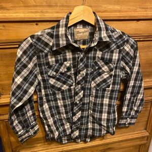 Boys Wrangler Pearl Snap Shirt